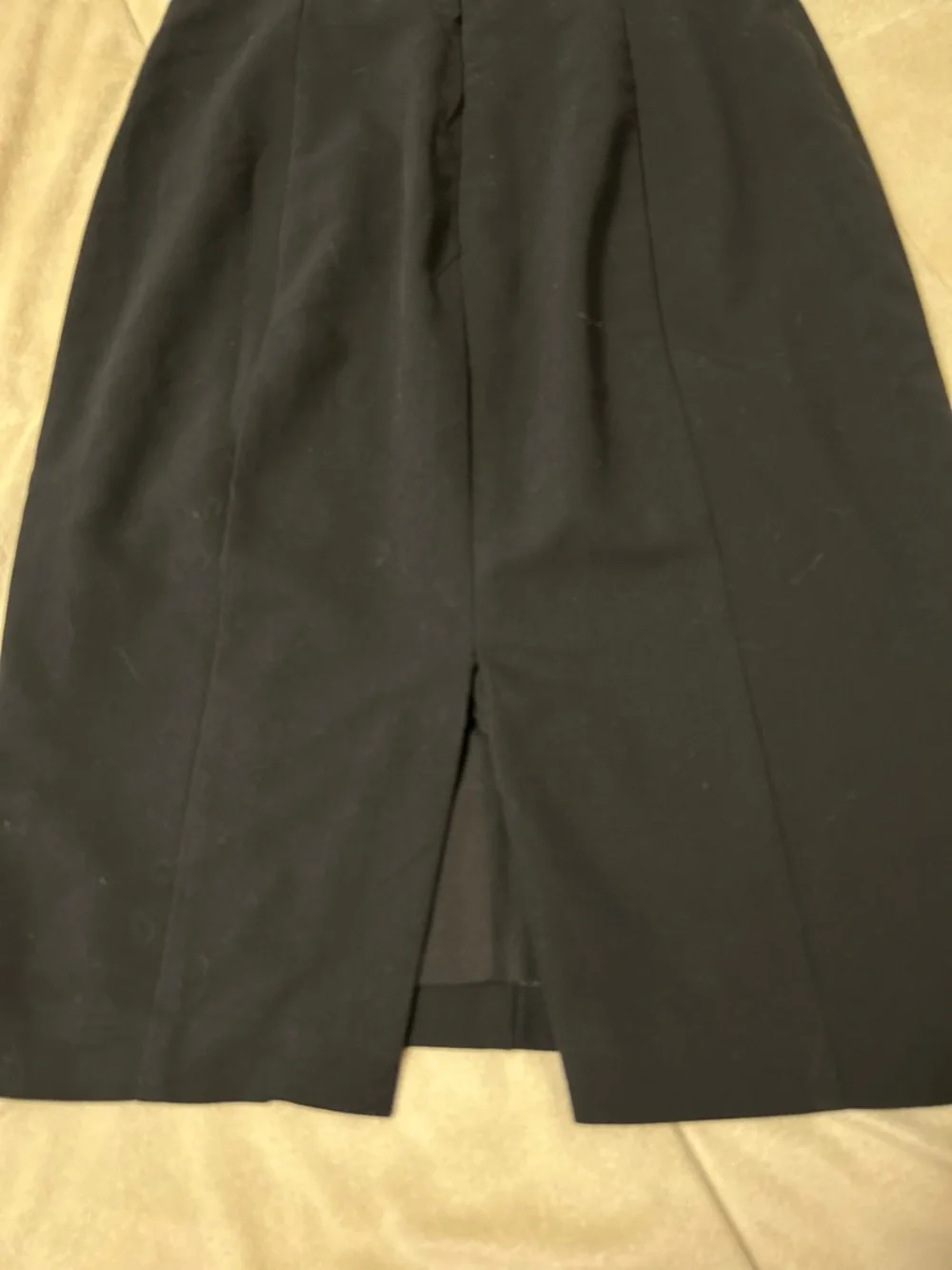 Worthington Black Pencil Skirt With Center Back Slit